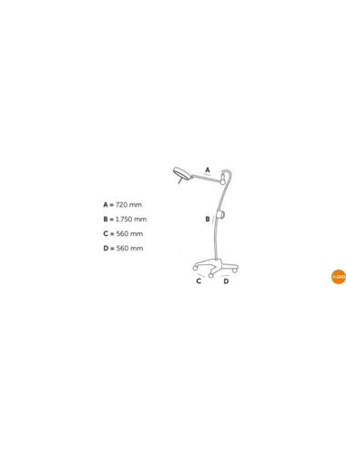 SO15F Surgical Lamp - On Stand