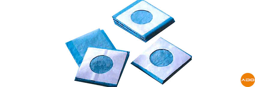 Sterile dressing with adhesive hole - 50 x 60 cm.
