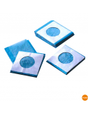 Sterile dressing with adhesive hole - 50 x 60 cm.