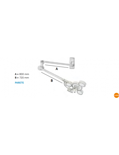 3NX Surgical Lamp - Wall Mounted