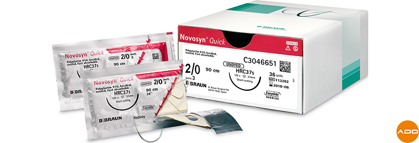 Hilos de sutura Novosyn Quick® 2/0
