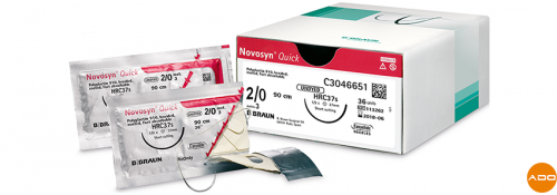 Hilos de sutura Novosyn Quick® 2/0