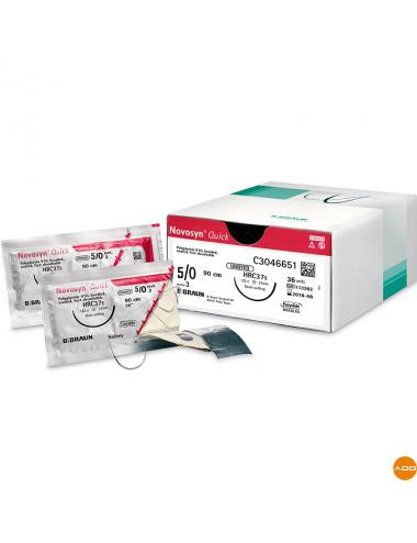 Fils de suture Novosyn Quick® 5/0