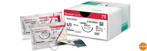 Hilos de sutura Novosyn Quick® 5/0
