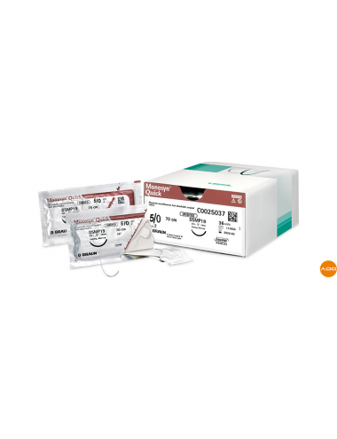 Monosyn Quinck® suture thread - 5/0