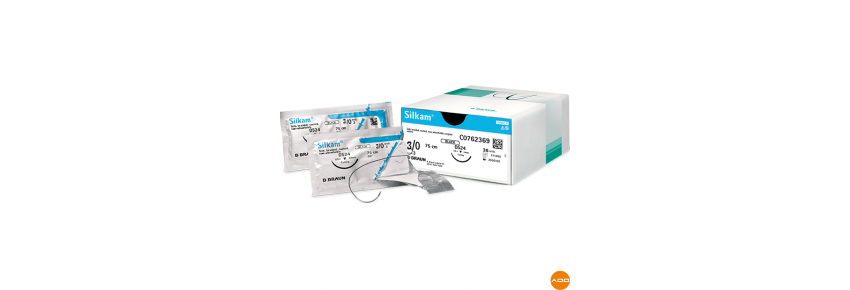 Fils de suture Silkam® - 3/0
