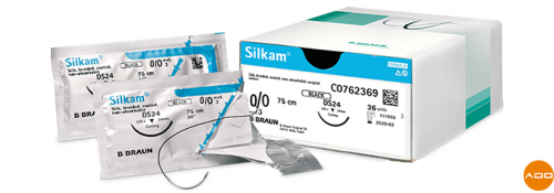 Nahtmaterial Silkam® - 0/0