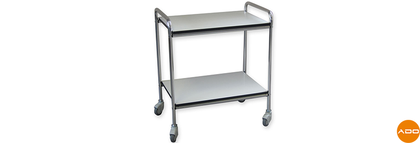 Aluminum medium cart - Without railings