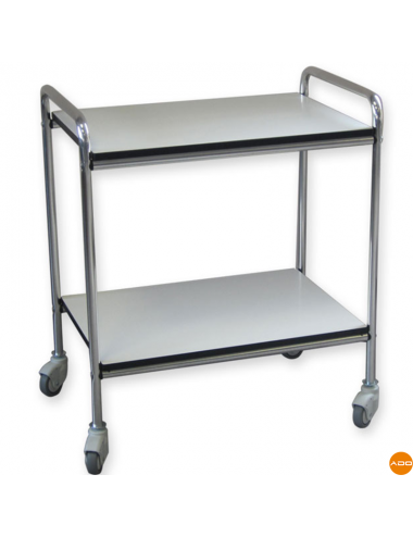 Medium aluminium trolley - Without railings