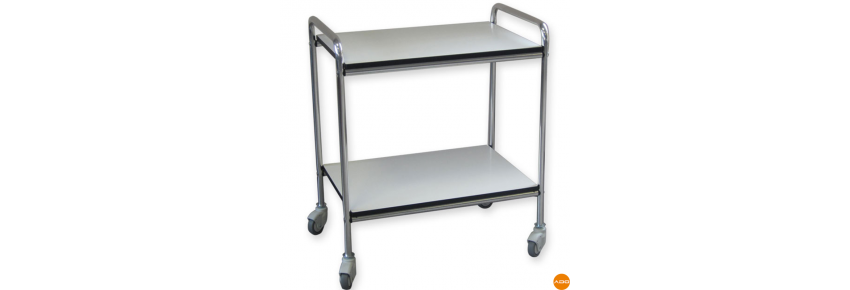 Aluminum medium cart - Without railings