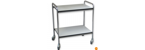 Aluminum medium cart - Without railings
