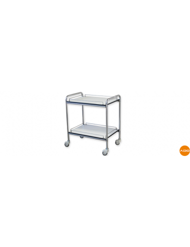 Aluminum medium cart - With railings
