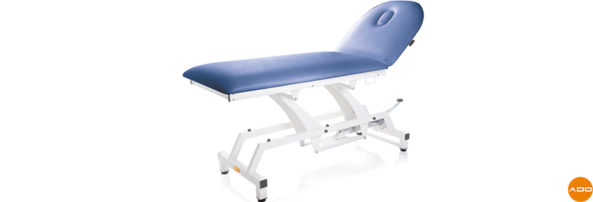 Hydraulic Lytus Bed with Wheels - 90 cm Top.