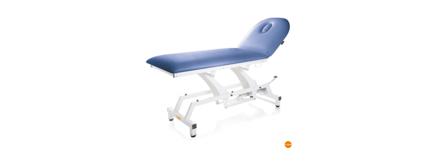 Hydraulic Lytus Bed with Wheels - 90 cm Top.