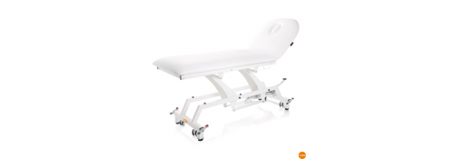 Table hydraulique Lytus avec roues - Plateau 68 cm.