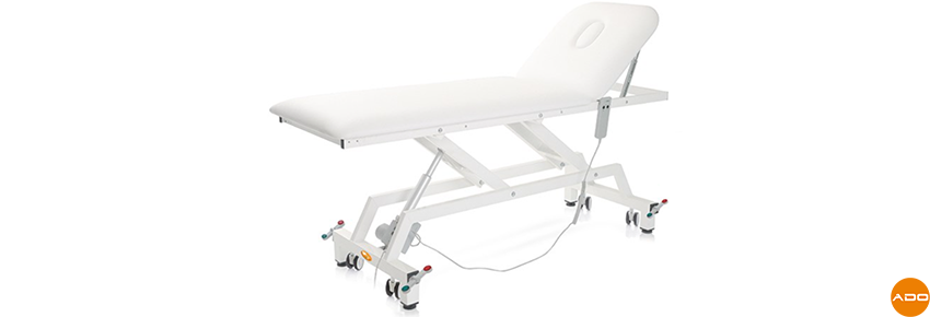 Cama eléctrica de 1 motor Lytus con ruedas - Tablero 62cm.