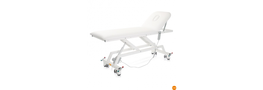 Elektrisches Bett mit 1 Motor Lytus mit Rädern - Tisch 62 cm.