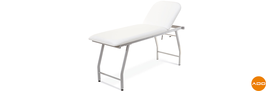Rygel Bett aus lackiertem Stahl - Platte 60 cm.