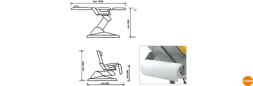 Chaise professionnelle gynécologique - Gynex