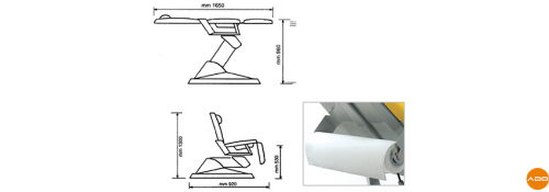 Poltrona professionale ginecologica - Gynex