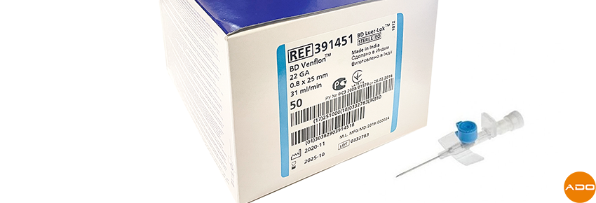 Venflon™ BD Cannula Needle - 22G x 25 mm