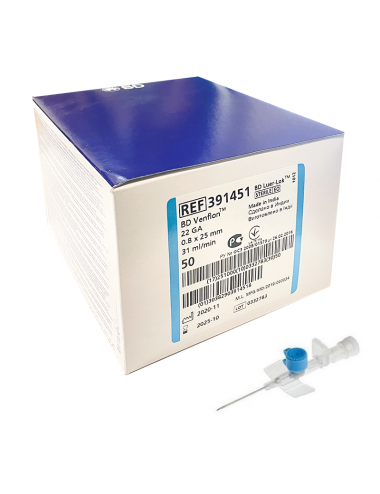 Ago cannula Venflon™ BD - 22G x 25 mm