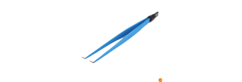 Bipolare Zange gebogen - 20 cm.