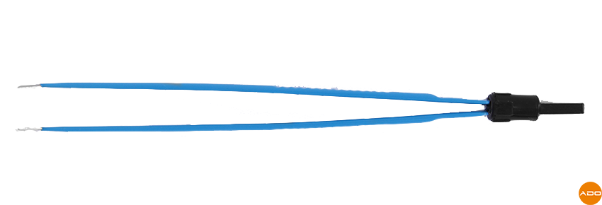 Pinza bipolar curva - 20 cm.