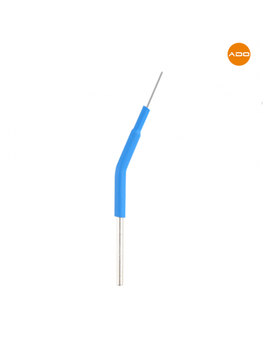 Angled electrode with thick...