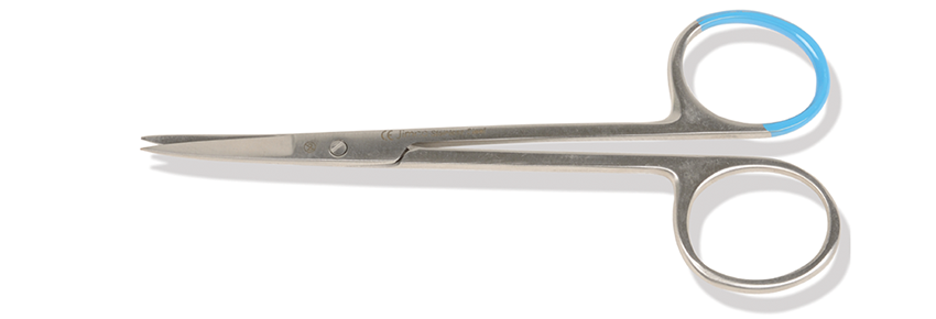 Forbice sterile curva Iris - 11,5 cm