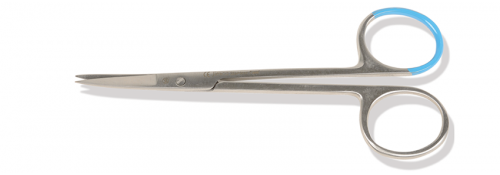 Sterile gebogene Iris-Schere - 11,5 cm