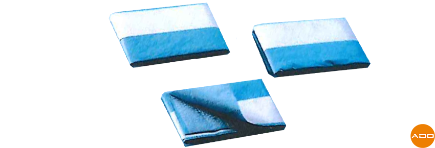Steriles Tuch mit klebender Seite - 75 x 90 cm.