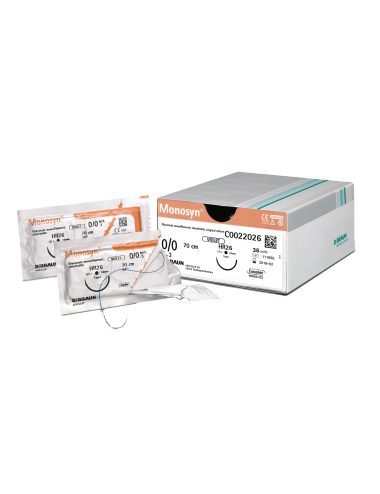 Nahtmaterial aus Glyconat - Monosyn® 0/0