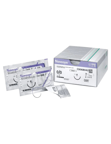 Intertwined suture threads - Novosyn® 0/0