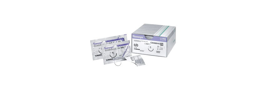 Verflochtene Nahtfäden - Novosyn® 0/0
