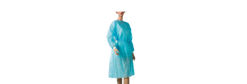 Waterproof TNT gown with cuffs