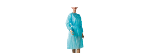 Waterproof TNT gown with cuffs