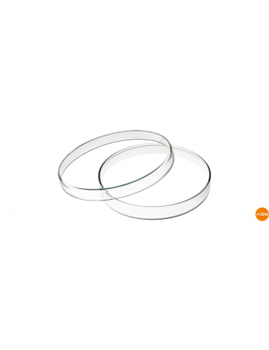 Circular glass container