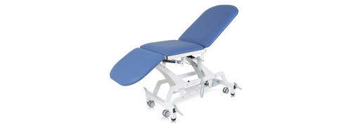 Lytus 2-motor electric bed with 3 sections and wheels - 62cm platform.