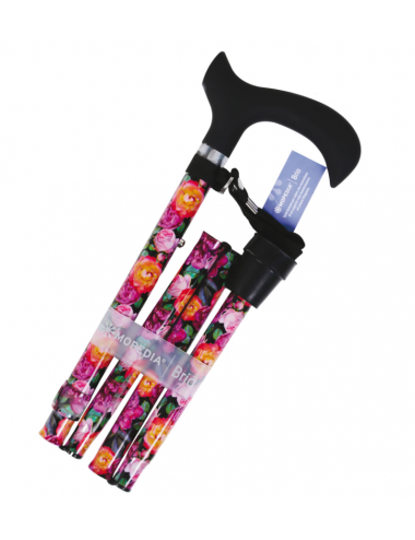 BASTÓN PLEGABLE MANGO DERBY - B/N