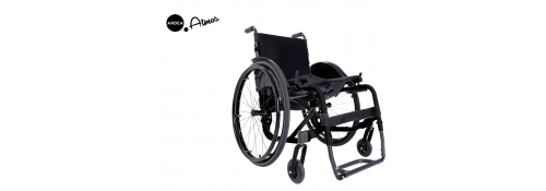 Silla de ruedas superligera ATMOS negra