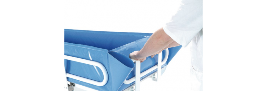 Cama de ducha eléctrica de transporte