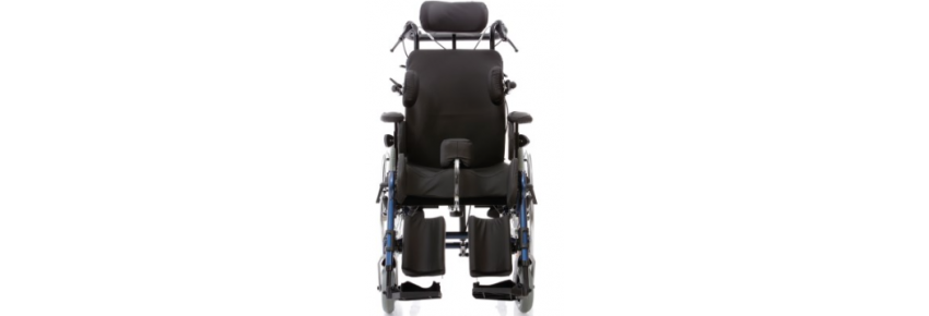 Multifunctional electric wheelchair with electronically tiltable seat – ARIES TILTING retro