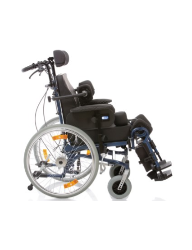 Multifunctional electric wheelchair with electronically tiltable seat – ARIES TILTING front