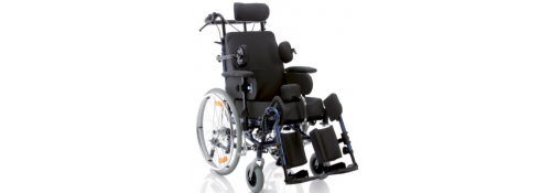 Silla de ruedas eléctrica multifuncional con asiento inclinable electrónicamente – ARIES TILTING frontal