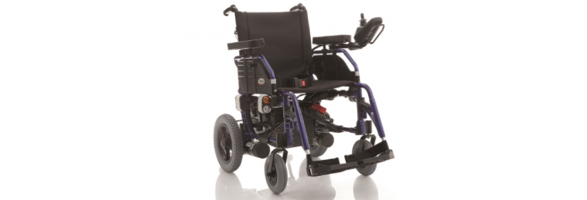 Electric wheelchair with light