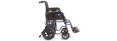 Folding Transit Wheelchair - Dual Go - Side