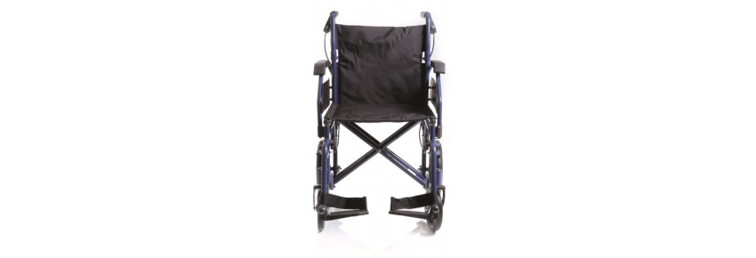 Fauteuil roulant pliant double croisière et freins - avant