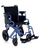 Folding Transit Wheelchair - Next Go - Blue