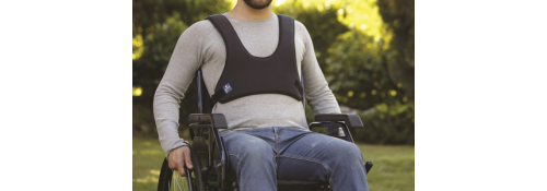 Arnés con silla de ruedas